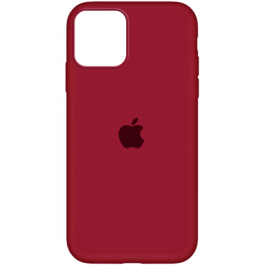 Чехол силиконовый бордовый для Apple iPhone 12 mini